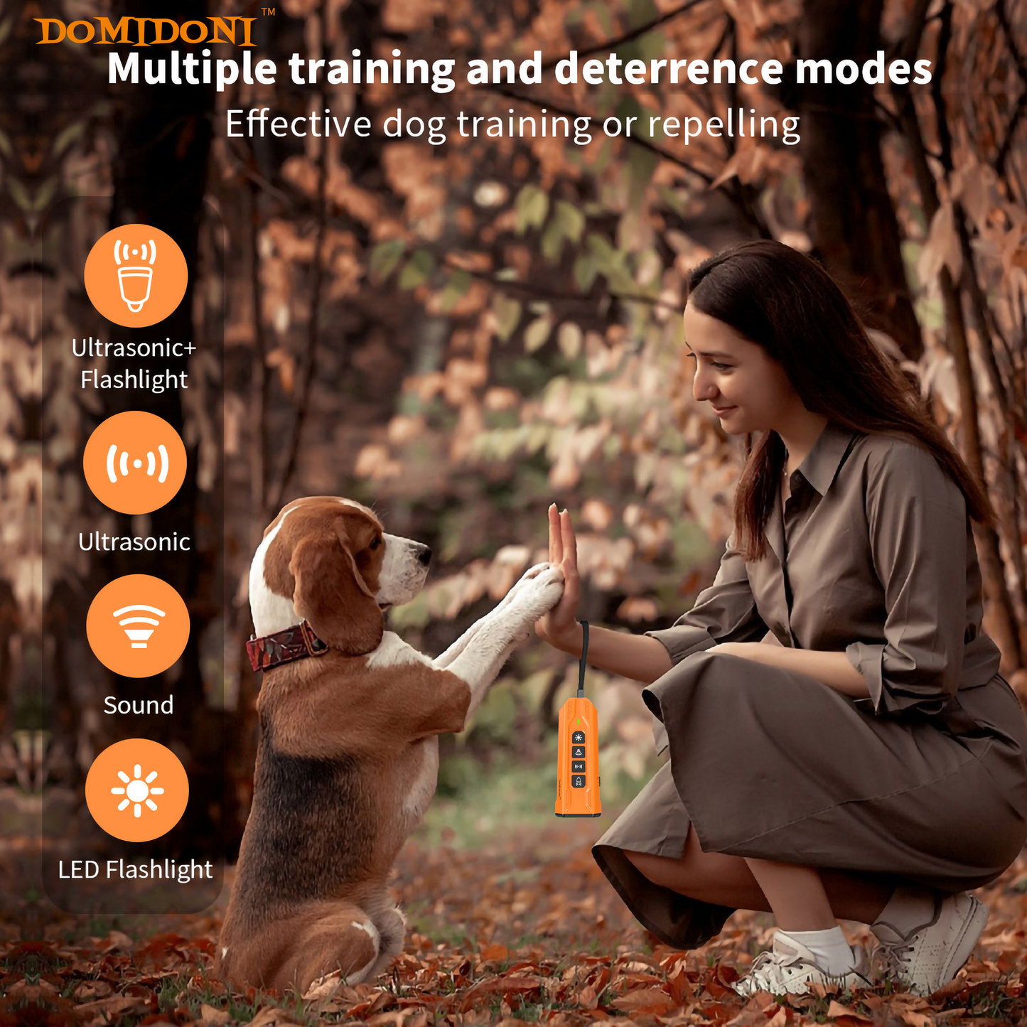 2025 Upgraded Dog Bark Deterrent Device - Anti-Bark Devices for Dogs, No More Barks Dog Training Tool