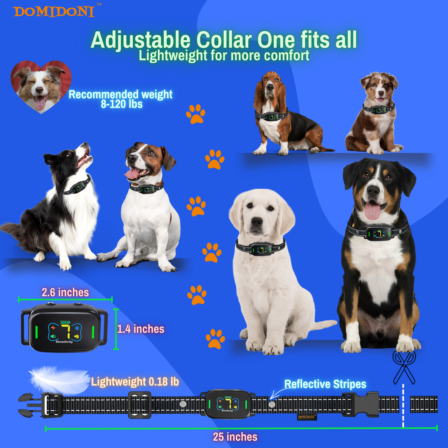 2024 DomiDoni Smart Bark Collar
