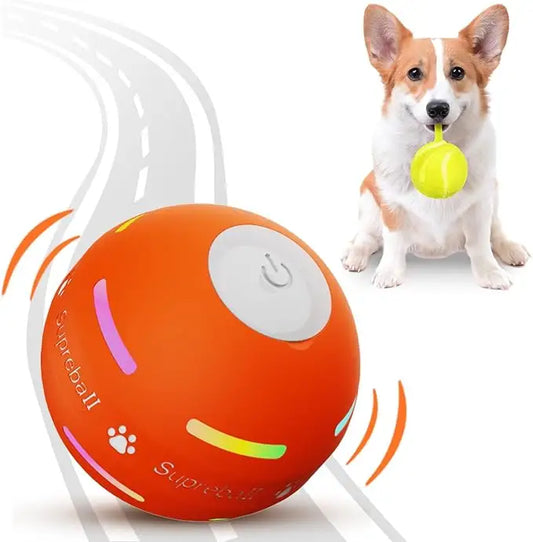 Interactive Dog Toys Dog Ball, Durable Motion Activated Automatic Rolling Ball Toys For/Small/Medium/Large Dogs,USB Rechargeable