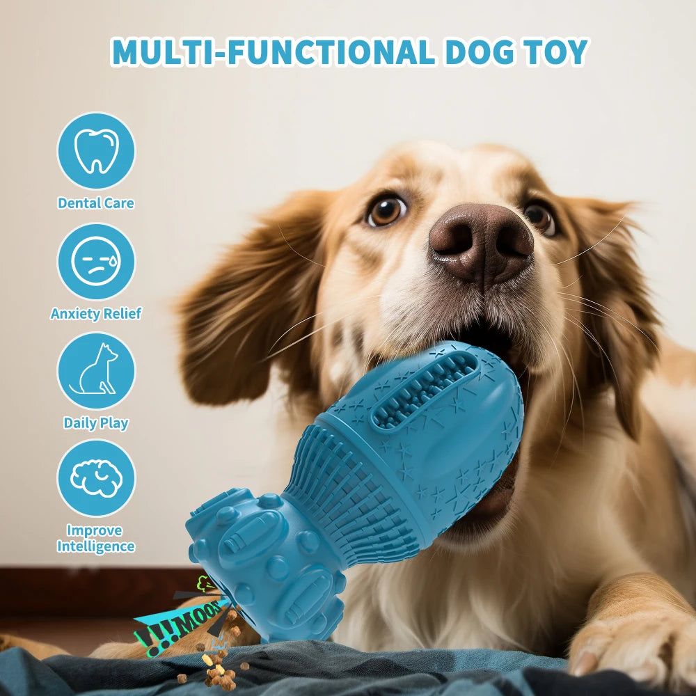 Smart Pet Toys Set Squeaky Interactive Chew Dog Toys for Aggressive Chewers Made of Durable Rubber